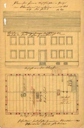 Ausbau und Erweiterung der Zigarrenfabrik Mühlhäusler und Geiger, später Franz Geiger, in Oberweier
