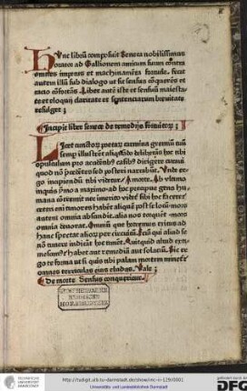 De remediis fortuitorum Seneca