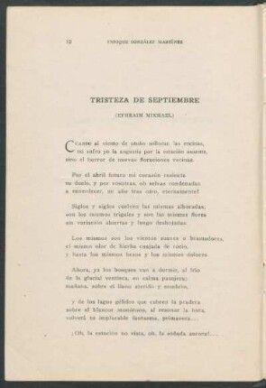 Tristeza de septiembre