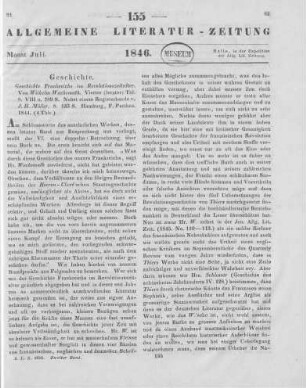 Wachsmuth, W.: Geschichte Frankreichs im Revolutionszeitalter. T. 4. Nebst einem Registerbande v. J. H. Möller. Hamburg: Perthes 1844
