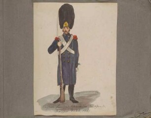 Grenadier der kaiserlich französischen Garde, 1813