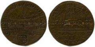 Niederlande, Historienpfennig, Einnahme von Ostende