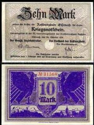 Eisenach 10 Mark