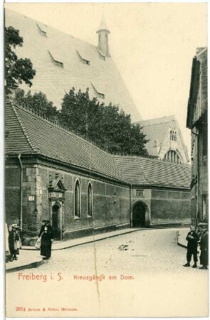 Freiberg. Kreuzgänge am Dom