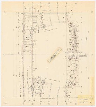 Technische Universität Berlin Elektrotechnische Institute, 2. Bauabschnitt: Schalplan I. Obergeschoss Decke 1:50