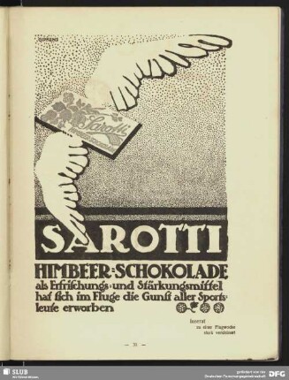 Sarotti-Himbeerschokolade