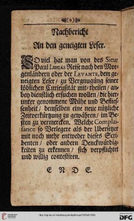 Nachbericht