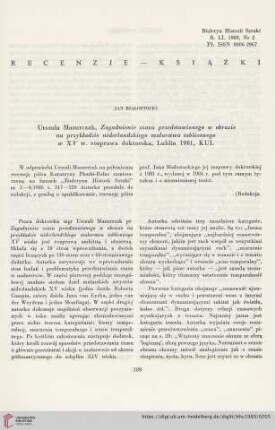 51: Urszula Mazurczak, Zagadnienie czasu przedstawionego w obrazie na przykładzie niderlandzkiego malarstwa tablicowego w XV w. rozprawa doktorska : Lublin 1981, KUL