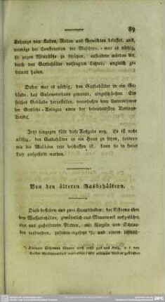 Von den ältern Gasbehältern
