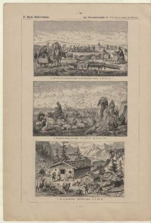 Aufbruch eines Samojeden-Lagers in der asiatischen Tundra