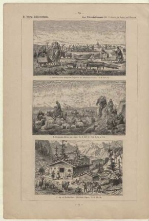 Aufbruch eines Samojeden-Lagers in der asiatischen Tundra
