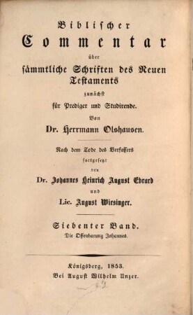 Die Offenbarung Johannes