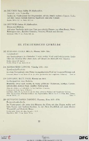 Italienische Gemälde (Nr. 217-242)