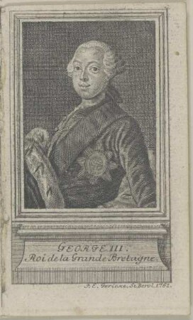 Bildnis des George III. de la Grande Bretagne