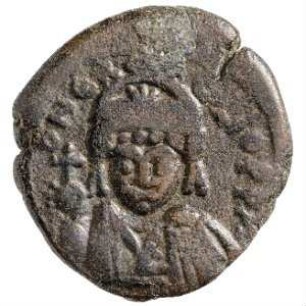 Münze, Halbfollis, 616 / 617