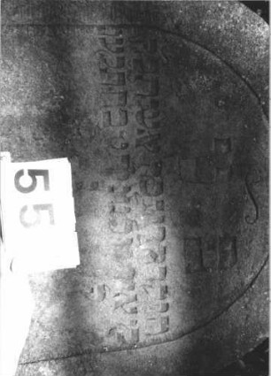 Grabstein 551 (Detailaufnahme)
