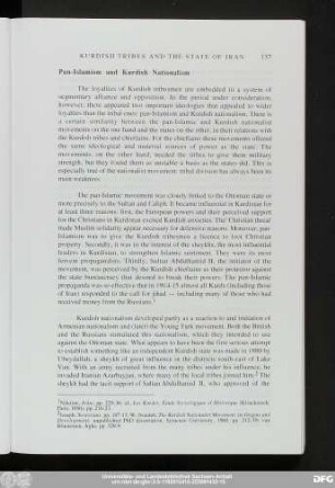 Pan-Islamism and Kurdish Nationalism