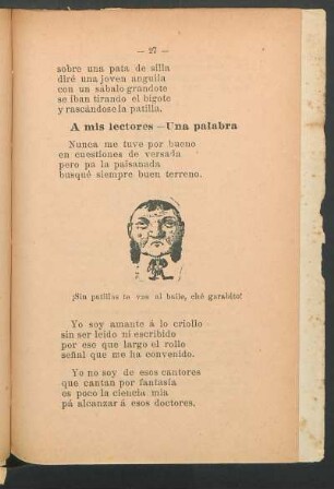 A mis lectores - Una palabra