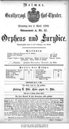 Orpheus und Eurydice