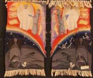 Wandbehang "Die himmlische und die irdene Schale"