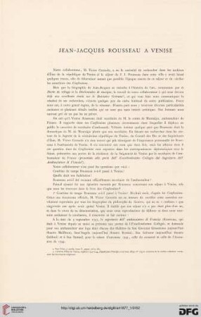 3: Jean-Jacques Rousseau à Venise