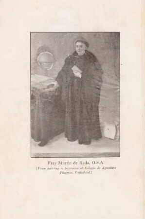 Fray Martin de Rada, O.S.A.