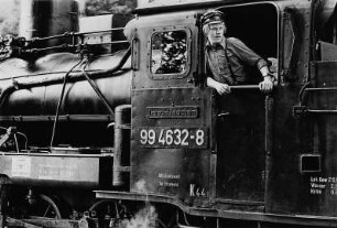 Dampflok der Schmalspurbahn "Rasender Roland"
