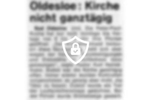 Oldesloe: Kirche nicht ganztägig