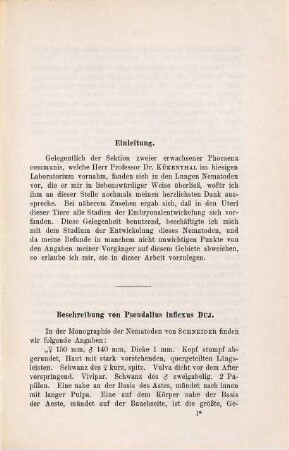 Beiträge zur Entwickelungsgeschichte der Nematoden