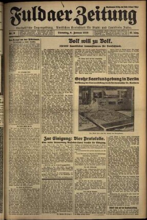 Ausgabe vom Dienstag, den 08. Januar 1935.