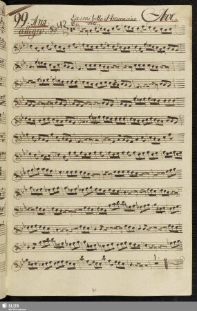 99. Aria: E'assai bello il tresconcino / Rutini, G.M.