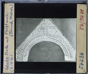 Trient Museum: Flechtwerkplatte aus Lundo