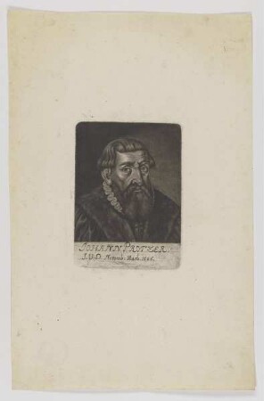Bildnis des Johann Protzer