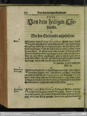XXVI. Von dem heiligen Ehestande