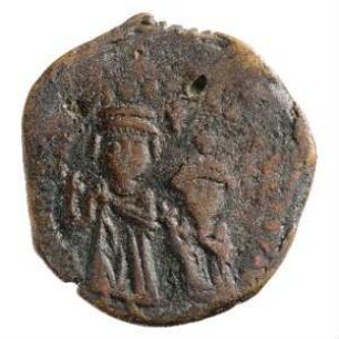 Münze, Follis, 612 / 613