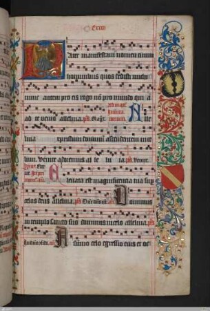 Initiale: Christi Himmelfahrt