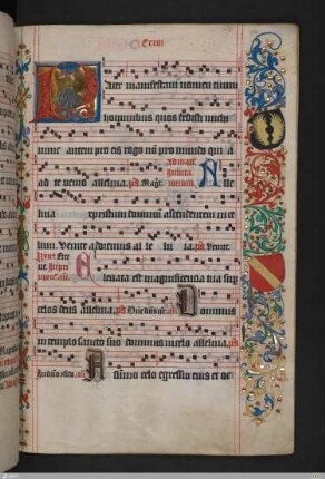 Initiale: Christi Himmelfahrt