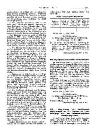Angleichung der Ausbildungsbestimmungen für das Lehramt der Landwirtschaft und der landwirtschaftlichen Haushaltungskunde : [Erziehung] ; [Für das Reich] ; [Amtliche Erlasse] ; [Amtlicher Teil]