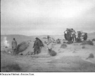 China. Sinkiang (Xinjiang). Takla Makan. Westrand bei Lager Ala-kum