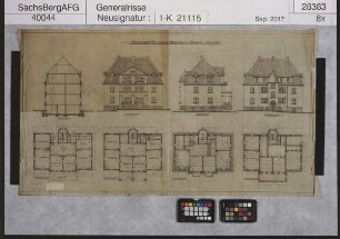 Zweifamilien-Wohnhaus für höhere Beamte in Freiberg