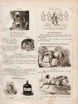 "Iberus" "Illustrirte Opern" "Illustrirte Pferdeverkaufs-Anzeigen"