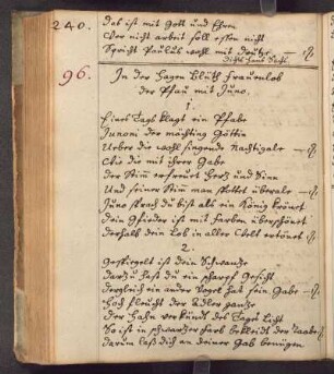 der Pfau mit Juno (Dat. fehlt); RSM 2S/1754f