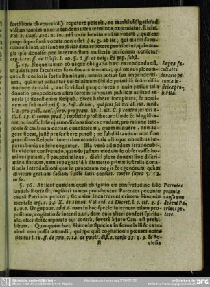 §. 55. Supra facultates donatio pecuniae lustricae prohibita