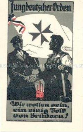 Postkarte des Jungdeutschen Ordens