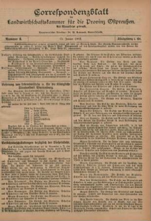 Nummer 3. 15. Januar 1902.