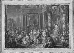 Die Königin von Saba vor Salomon