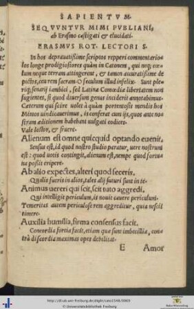 Mimi Publiani ab Erasmo castigati et elucidati