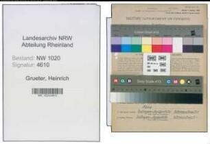 Entnazifizierung Heinrich Grueter , geb. 06.12.1890 (Landwirt)