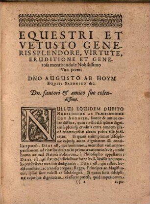 Centuria Quaestionum Politicarum Cum adjuncta Coronide quae continet Explicationem zētēmatos An Diversae Religiones In Bene constituta Republ. tolerandae?
