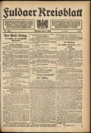 Ausgabe vom Montag, den 08. Mai 1916.
